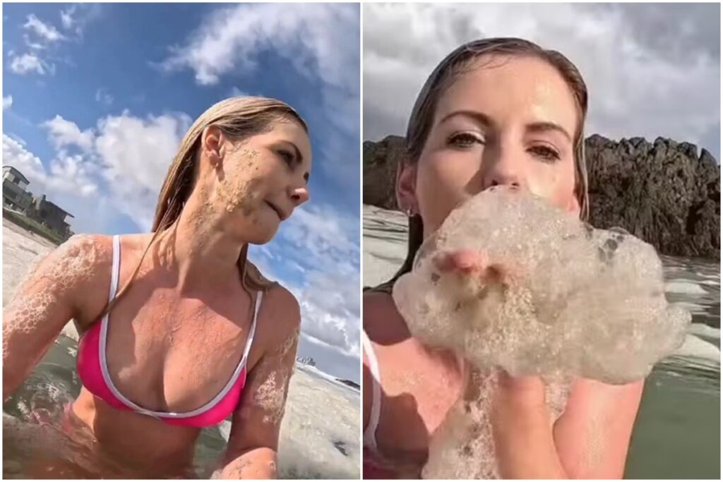 influencer-mergulha-em-dejetos-de-esgoto-ao-visitar-praia-proibida