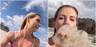 influencer-mergulha-em-dejetos-de-esgoto-ao-visitar-praia-proibida