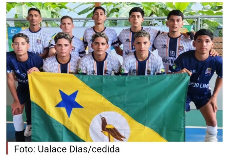 Equipe de futsal de Mâncio Lima representará o Acre na fase nacional dos Jogos Estudantis