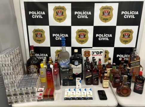 bebidas,-cigarros-e-mounjaro-sao-apreendidos-em-adega-no-litoral-de-sp
