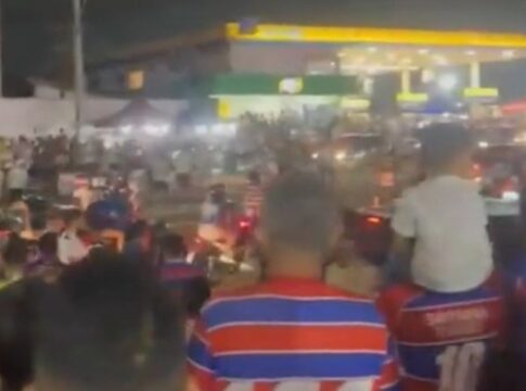 torcedores-do-fortaleza-brigam-apos-jogo-na-libertadores.-assista