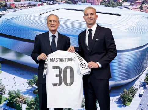 real-madrid-apresenta-franco-mastantuono,-joia-da-argentina