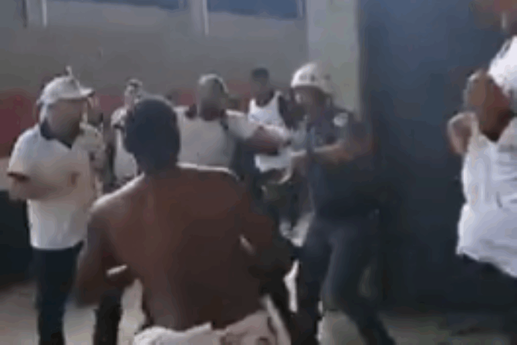 video:-torcedor-do-vasco-da-soco-e-derruba-pm-em-confusao-no-morumbis
