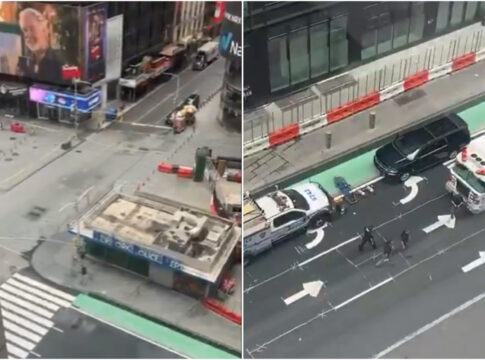 video:-suspeita-de-bomba-leva-policia-a-esvaziar-times-square,-em-ny
