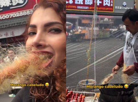 morango-“cabeludo”:-influencer-viraliza-com-doce-de-aparencia-bizarra