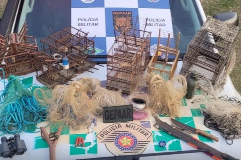 policia-desmonta-rancho-de-caca-e-pesca-ilegais-na-grande-sp