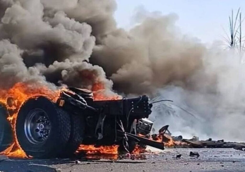 ms:-2-morrem-em-explosao-apos-batida-entre-caminhoes-na-br-267;-video