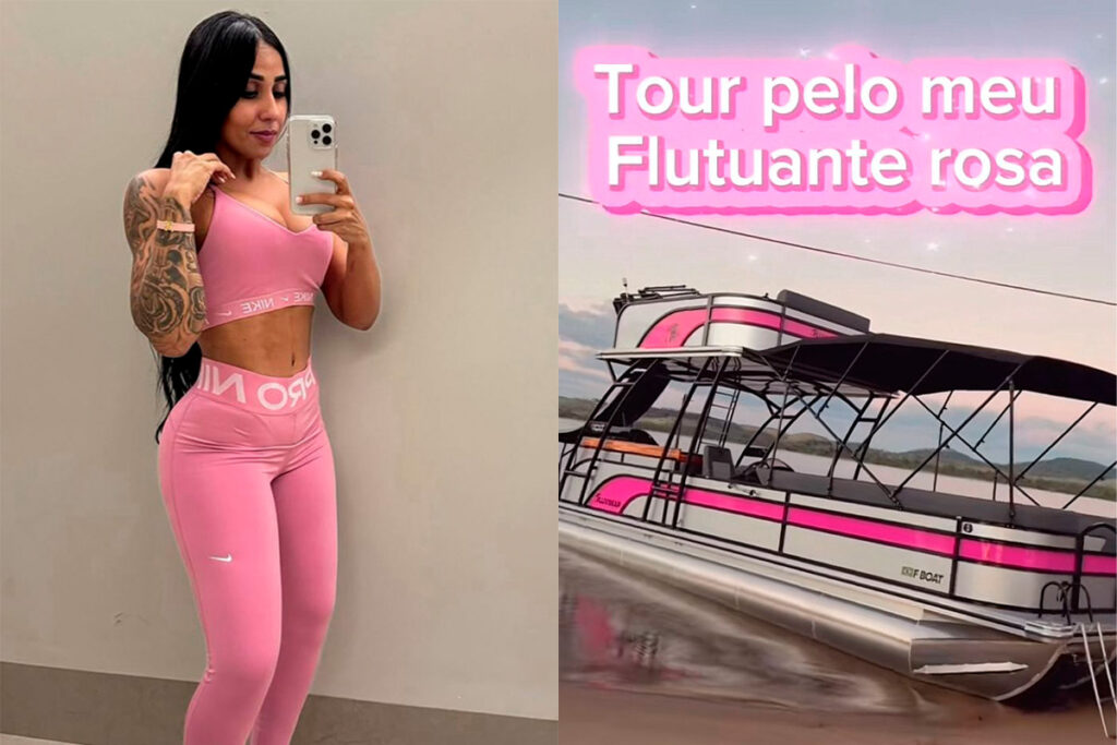 video:-influencer-do-tigrinho-comprou-flutuante-rosa-e-publicou-tour