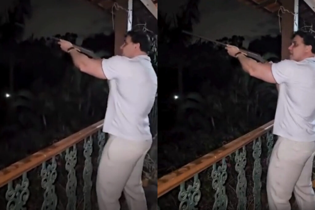 video-mostra-empresario-que-matou-gari-em-bh-atirando-de-varanda