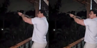 video-mostra-empresario-que-matou-gari-em-bh-atirando-de-varanda