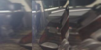 veja-como-ficou-delegacia-e-carro-de-motorista-esfaqueado-dentro-da-dp