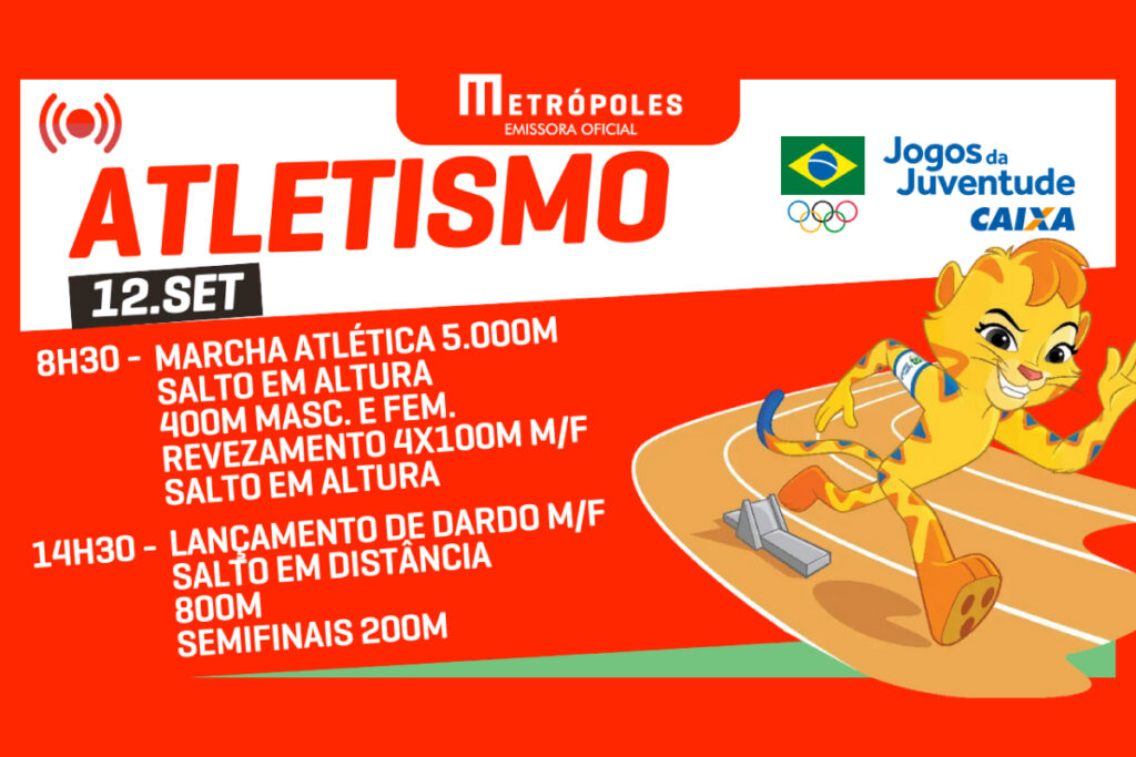 jogos-da-juventude-2025:-provas-de-atletismo-seguem-nesta-sexta