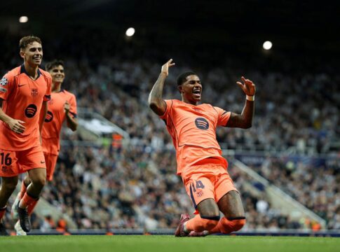 com-dois-de-rashford,-barcelona-vence-newcastle-pela-champions-league