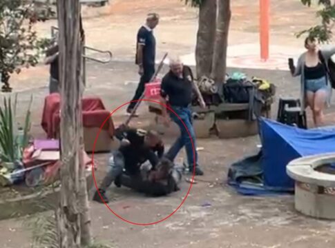 video:-seguranca-da-unb-agride-mulher-acampada-dentro-de-campus