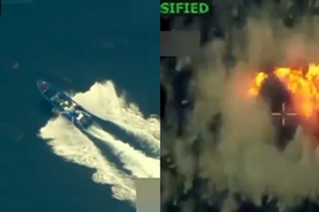 trump-divulga-imagens-de-novo-ataque-a-barco-em-aguas-internacionais