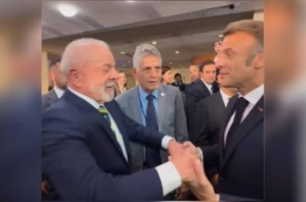 apos-afagos-de-trump,-lula-ganha-elogios-de-macron:-“guerreiro”.-video