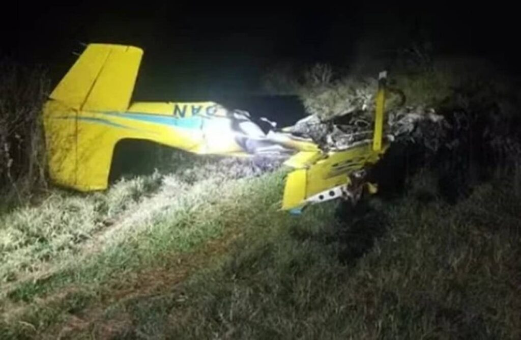 aviao-que-caiu-em-ms-voava-fora-do-horario;-4-morreram
