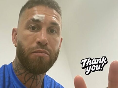 monterrey:-sergio-ramos-tem-gol-anulado-e-corta-rosto-durante-jogo
