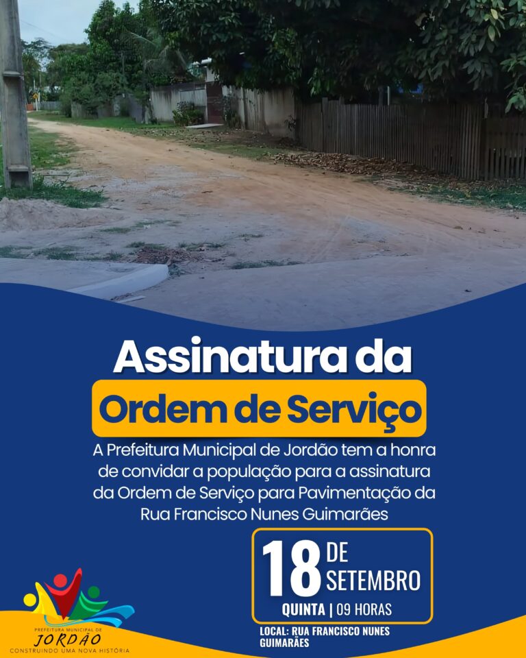 Com emenda  da ex-deputada federal  Perpétua  Almeida,  Prefeitura  de Jordão  vai autorizar  pavimentação  de rua no valor R$ 672 mil 