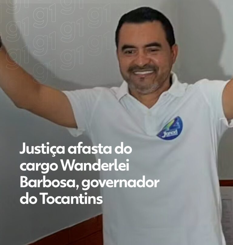 Justiça afasta do cargo Wanderlei Barbosa, governador do Tocantins