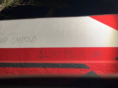 muros-da-gavea-sao-pichados-apos-derrota-do-flamengo;-veja-foto