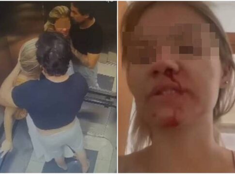 video:-homem-agride-namorada,-limpa-sangue-com-camisa-e-depois-a-beija