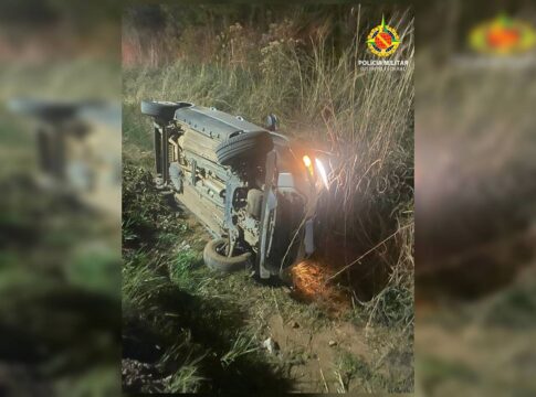 ladrao-com-tornozeleira-eletronica-e-preso-apos-roubar-e-capotar-carro