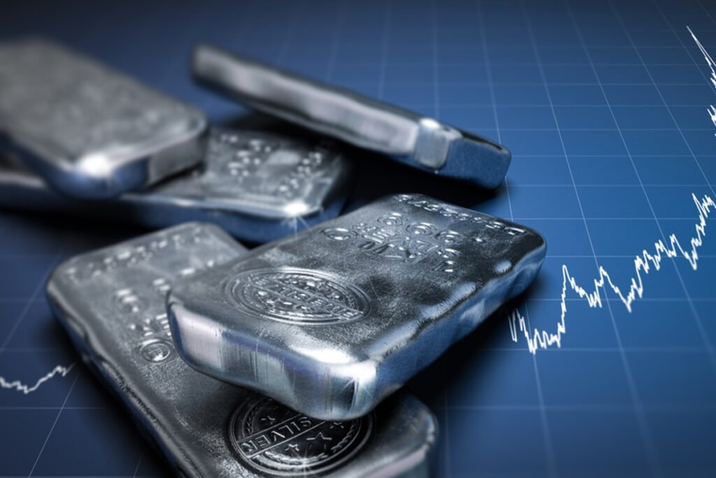 no-embalo-do-ouro,-preco-da-prata-bate-us$-50-pela-1a-vez-desde-1980