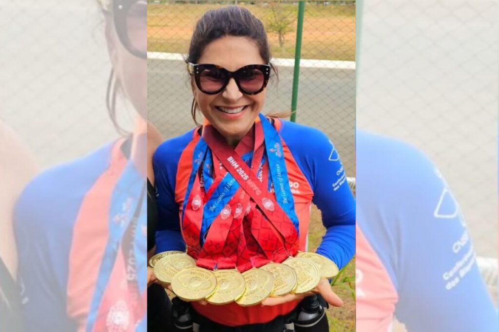 “o-cancer-de-mama-nao-me-fez-desistir-do-meu-sonho”,-diz-medalhista