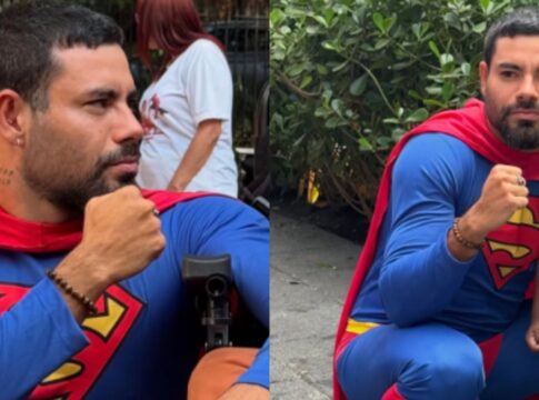 namorado-de-sandy,-pedro-andrade-se-veste-de-heroi-no-dia-do-medico