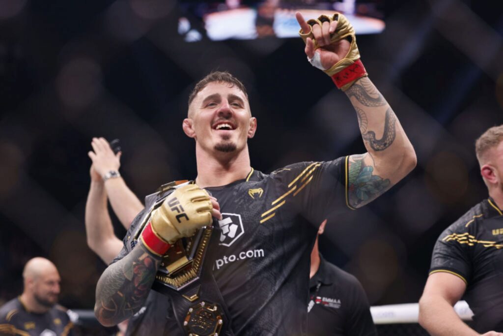 ufc:-aspinall-defende-titulo-pela-1a-vez;-brasileiras-disputa-cinturao