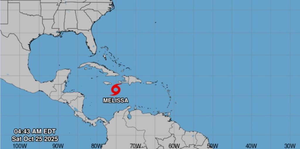 tempestade-tropical-melissa-pode-evoluir-para-furacao-no-caribe