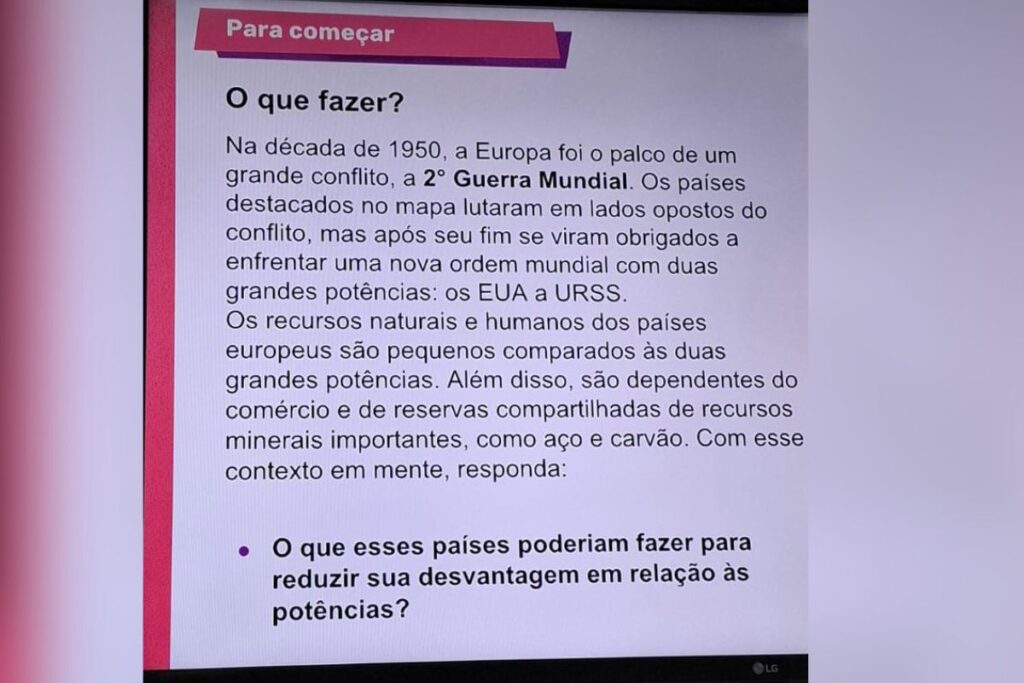 material-didatico-da-rede-estadual-de-sp-diz-que-2a-guerra-foi-em-1950