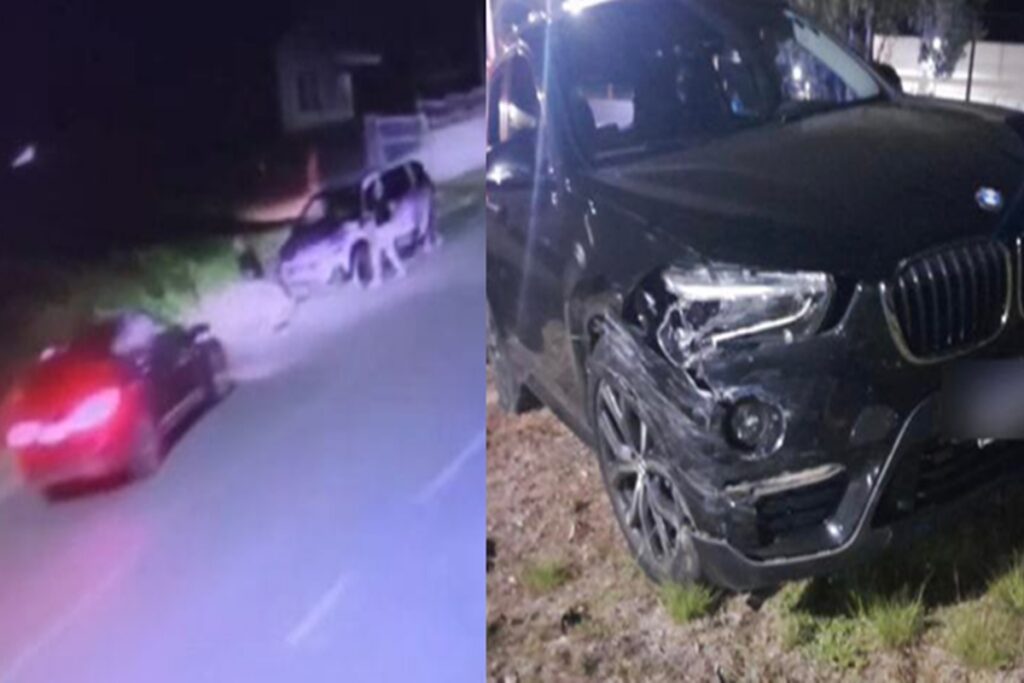 em-bmw,-mulher-atropela-empresario-e-o-agride-com-pauladas.-veja-video
