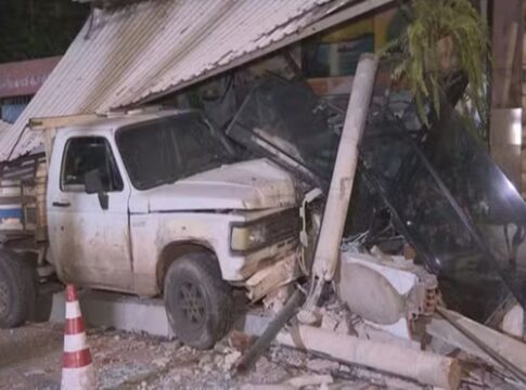 motorista-bebado-invade-comercio-com-caminhonete-no-df;-veja