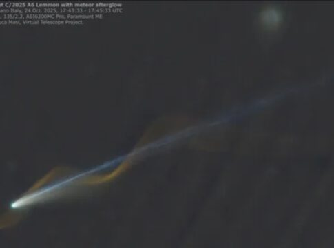 video:-astrofisico-faz-imagem-rara-de-cometa-e-meteoro-“entrelacados”