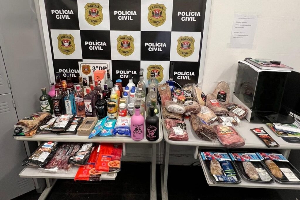 lagosta,-bebidas-e-carne-nobre:-policia-apreende-mercadorias-furtadas