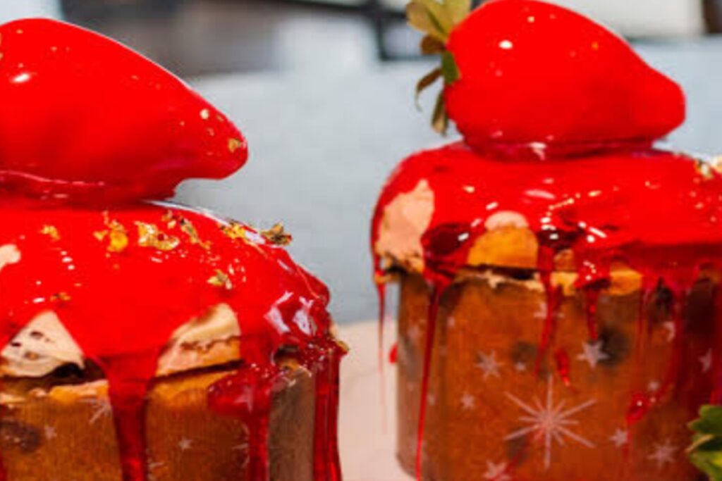 chocotone-de-morango-do-amor:-receita-reinventa-classico-para-o-natal