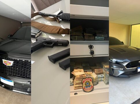 pf-encontra-cofre,-fuzil-e-carros-de-luxo-em-operacao-contra-fraude-no-inss
