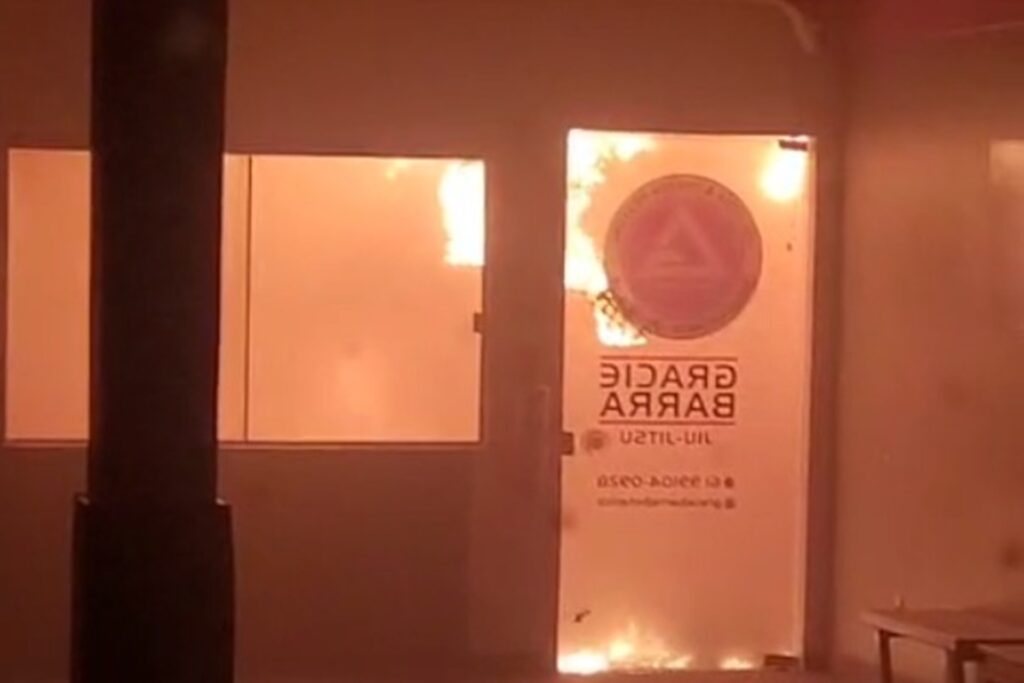 academia-gracie-barra-fica-destruida-apos-incendio-no-jardim-botanico