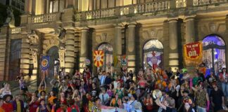 “marginal-nao-e-lugar-de-carnaval”:-grupo-faz-protesto-no-centro-de-sp