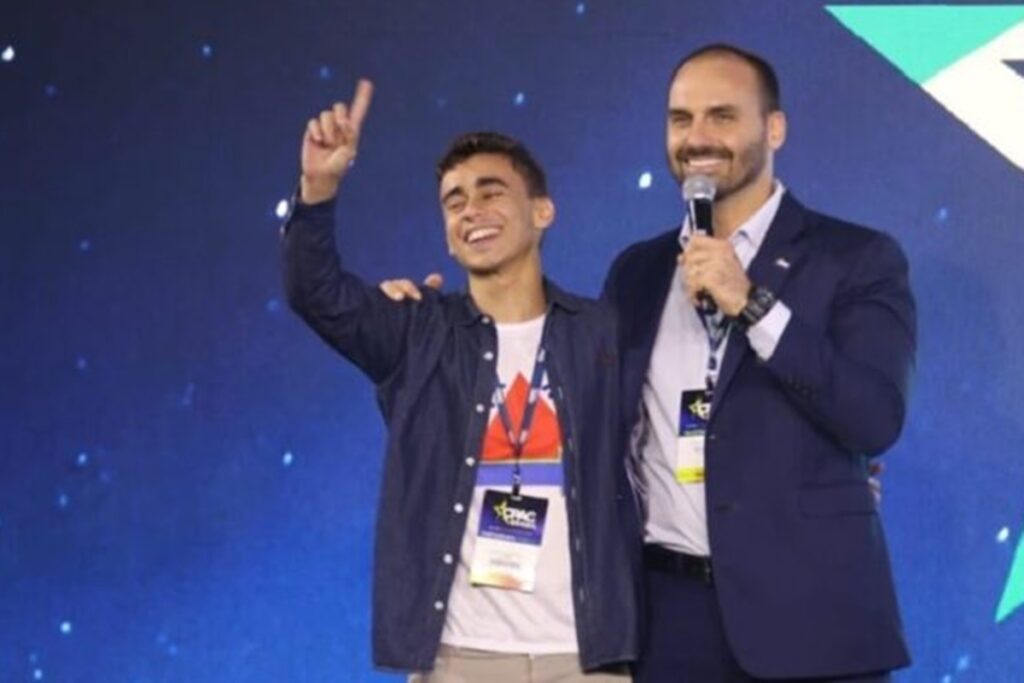 o-desencontro-de-nikolas-e-eduardo-bolsonaro-em-el-salvador