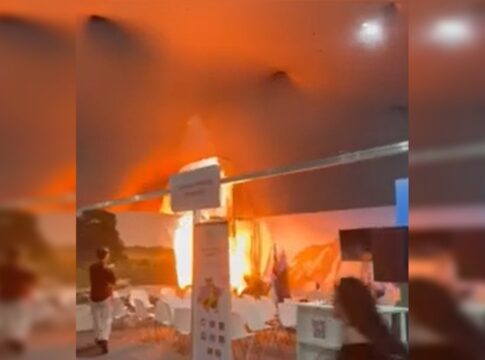 incendio-na-cop30:-ao-menos-13-pessoas-recebem-atendimento-medico
