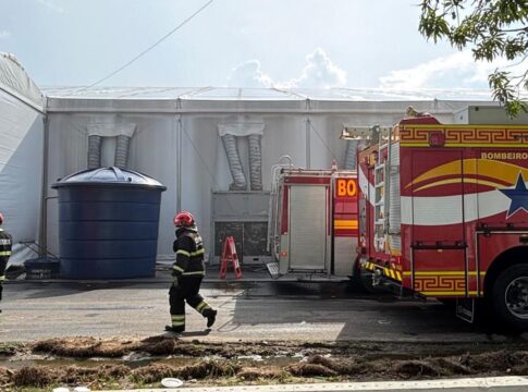 zona-azul-da-cop30-segue-fechada;-13-foram-atendidos-apos-incendio