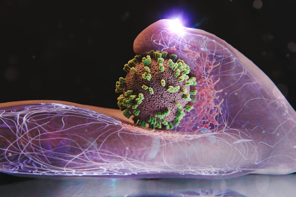 celulas-humanas-“estendem-a-mao”-ao-virus-da-gripe-durante-infeccao