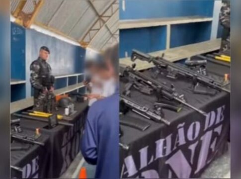 evento-em-escola-civico-militar-expoe-fuzis-para-estudantes-no-parana