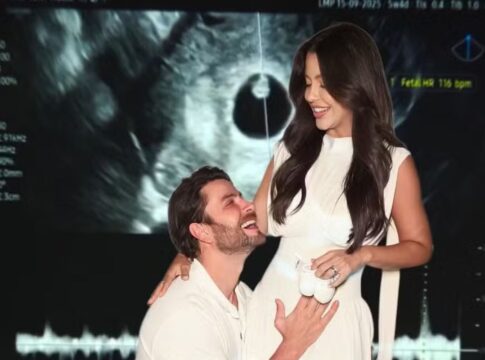 “tempo-de-deus”,-diz-lais-caldas-ao-revelar-gravidez-com-gustavo