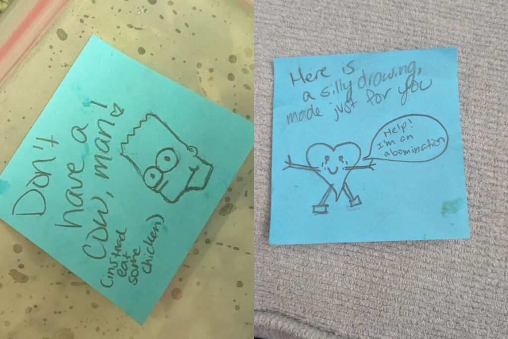 bilhetes-na-marmita-do-namorado:-a-descoberta-que-emocionou-mulher