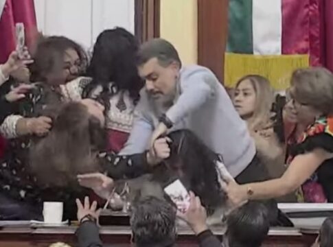 mexico:-com-socos-e-puxoes-de-cabelo,-deputadas-brigam-no-congresso