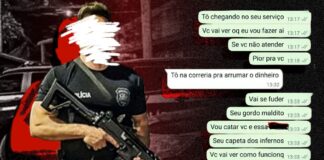 prints-mostram-ameacas-de-policial-a-alvo-de-agiotas:-“vou-te-quebrar”